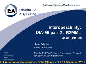 2012 - ISA Doha - ISA95-B2MML use cases.ppt