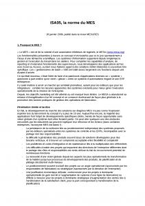 2006 - Mesures - ISA95