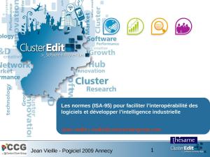 2009 - Progiciel - ISA-95 pour faciliter linteropérabilité des logiciels et développer lintelligence industrielle.pptx